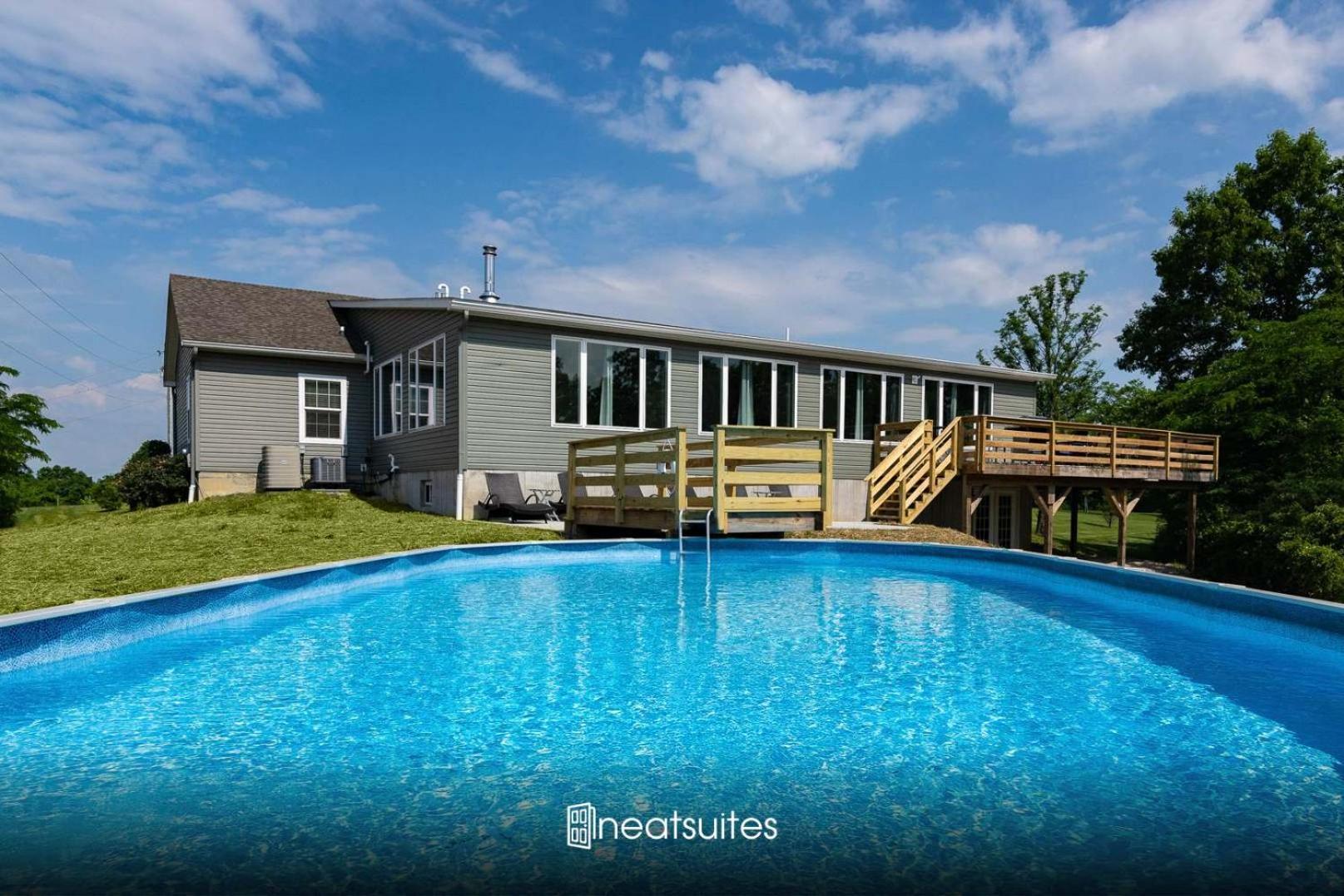 威廉斯敦80 Acre Retreat With Pool - Minutes To Ark - Sleeps 15别墅 外观 照片